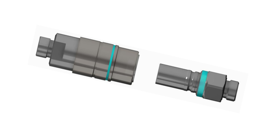 Stainless Steel Aluminium Alloy Or Brass TFB Series Push-Pull Fluid Connector Không rò rỉ
