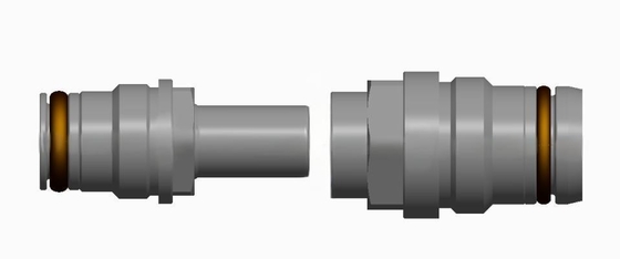 Phối hợp nhôm thép không gỉ chất lượng cao hoặc đồng TFD Blind Mating Fluid Connector