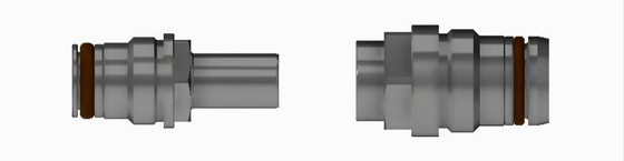 Phối hợp nhôm thép không gỉ chất lượng cao hoặc đồng TFD Blind Mating Fluid Connector