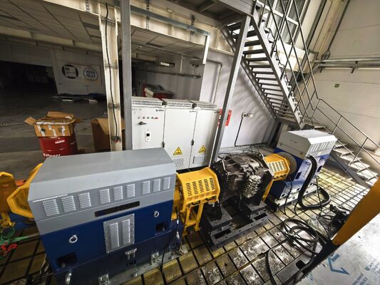 SSCD500-1500/3800 500kW 3183 Nm Hệ thống băng ghế thử động lực số